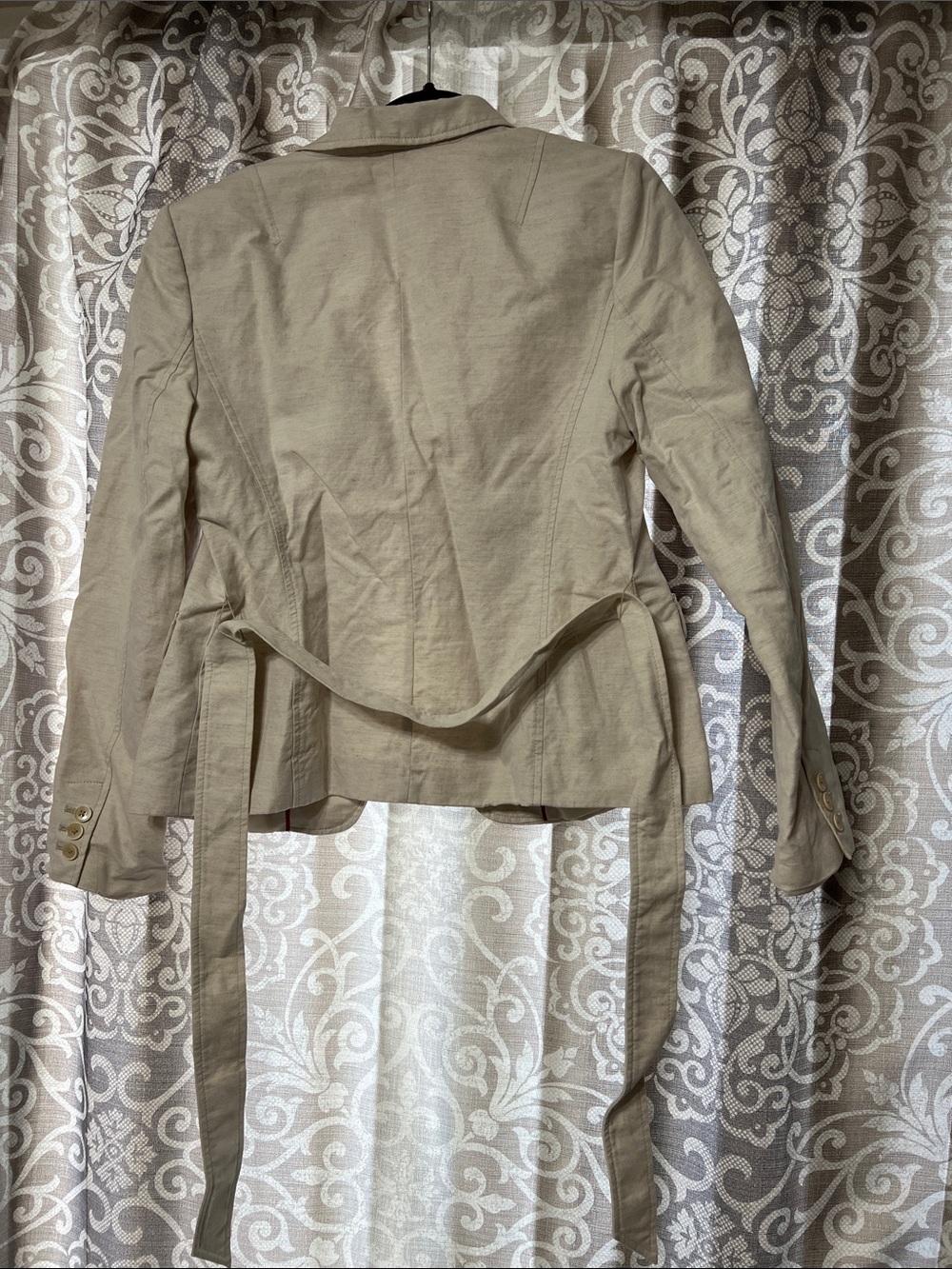 Banana Republic Light Beige Women's Tailored Blazer Jacket - Picture 2 of 3